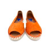VERBENAS | Espadrille fendue orange